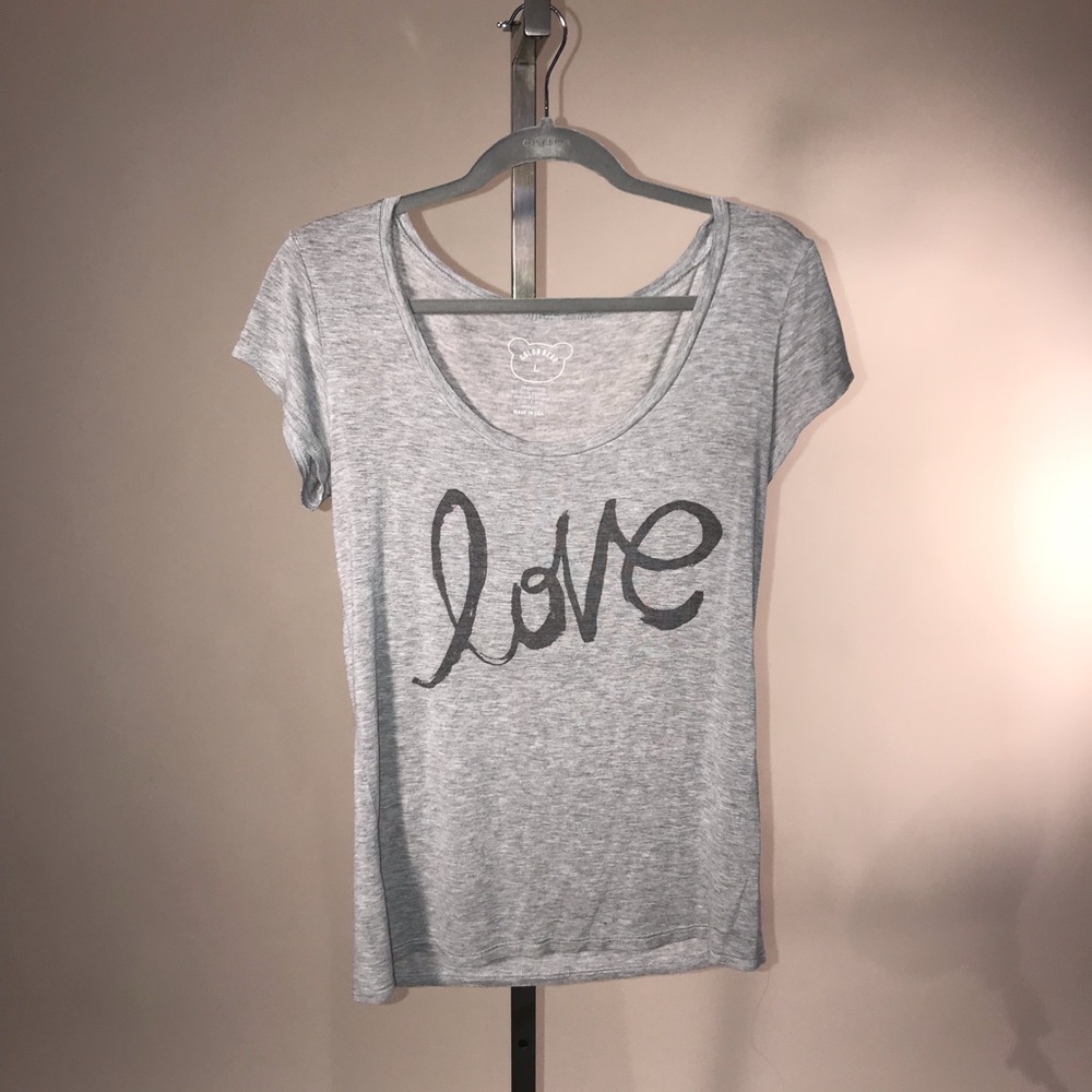 Color Bear Love T Shirt Soft Cotton